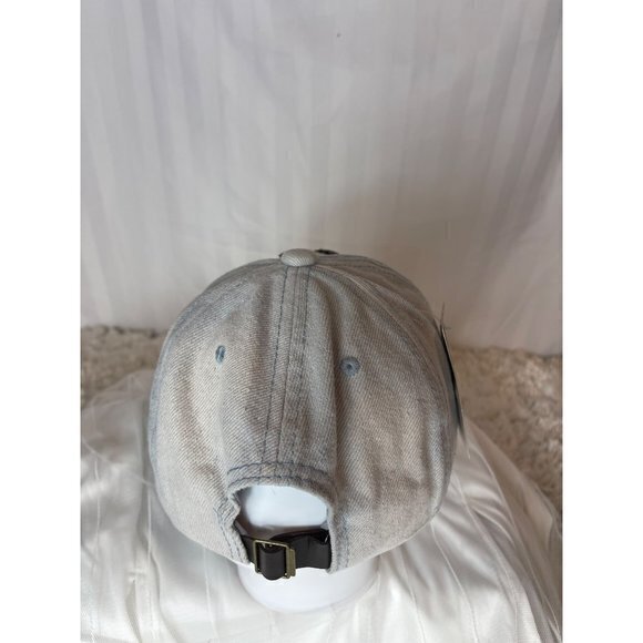 Rhinestone Sequins Blue Denim Rhinestone Sequins Anchor Rhinestone‎ Hat - Picture 6 of 7